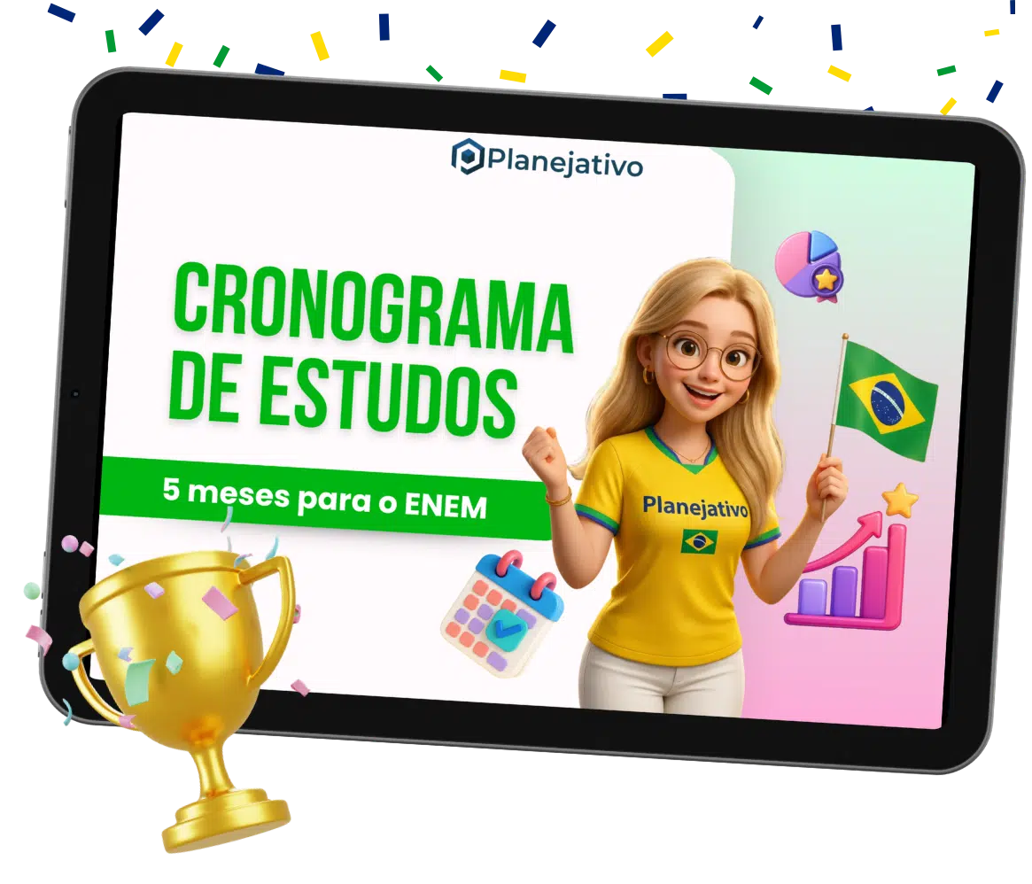 Cronograma de 5 meses para o ENEM - Planejativo